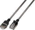 0,15m RJ45 Patchkabel Cat.6A STP stahlarmier thochflexibel / TTL-Network
