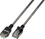 1,0m RJ45 Patchkabel Cat.6A STP stahlarmier thochflexibel / TTL-Network