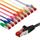 1m CAT 6 Patchkabel 250Mz S/FTP (PiMF), LSZH Set in 10 Farben 10Stck