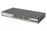 24-Port 19" Gigabit Layer 2 Switch 24-port + 2 combo and 2 SFP uplink port / DIGITUS®