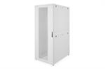 42HE Serverschrank, Unique, 2050x800x1200 mm perforierte Stahltüren, Farbe grau