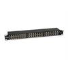 48-Port 1HE Cat.6 Geschirmtes Gigabit Patch Panel, Schwarz /Equip®