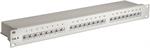 CAT 6 24Port 19-Zoll (48,3 cm) Patch Panel STP 250Mhz grau / Goobay
