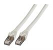 CAT6a Patchkabel LongLink 10GB 500Mhz UL flexibel AWG24/7 grau 40m