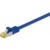 Cat6a S/FTP Patchkabel 600Mhz mit CAT7 Rohkabel blau 2,0m
