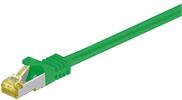 Cat6a S/FTP Patchkabel 600Mhz mit CAT7 Rohkabel grün 0,25m