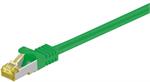 Cat6a S/FTP Patchkabel 600Mhz mit CAT7 Rohkabel grün 0,25m