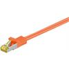 Cat6a S/FTP Patchkabel 600Mhz mit CAT7 Rohkabel orange 5,0m