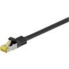 Cat6a S/FTP Patchkabel 600Mhz mit CAT7 Rohkabel schwarz