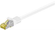 Cat6a S/FTP Patchkabel 600Mhz mit CAT7 Rohkabel weiss 10Meter