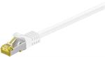 Cat6a S/FTP Patchkabel 600Mhz mit CAT7 Rohkabel weiss 10Meter