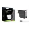 Conceptronic® Althea USB Ladegerät 4Port 100W,3xUSB-C,1xUSB-A 1.5m schwarz
