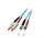 Duplex Jumper SC-ST 50/125µ, OM3, LSZH, aqua, 3.0mm, 7,5m
