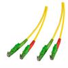 Duplex LWL-Kabel E2000®APC /E2000®APC 9/125my OS2 LSZH gelb 1m