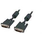 DVI-D Dual Link Kabel, 2x DVI-D 24+1, St.-St., AWG 30, 2,0m, schwarz