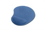 Ednet Gel Mauspad mit Handballenauflage blau 225x180mm