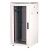 Equip 19" Netzwerkschrank Glastür DF 600x600mm 22HE RAL7035 Grau