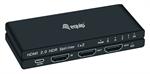 Equip® HDMI Splitter 2.0 2 Port Ultra Slim 4K/60Hz schwarz