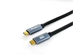 Equip® USB 3.2 Gen 2 C-auf-C-Kabel M/M 2,0 m PD100W 4K/60Hz,10GB Schwarz
