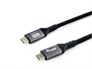 Equip® USB4 Gen 3 C-auf-C-Kabel M/M 1,2m PD3.1 240W 8K/60Hz 40GB Schwarz