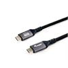 Equip USB 4 Gen 3 C-auf-C-Kabel, M/M, 1,2m, PD3.1 240W, 8K/60Hz, 40Gbps, Schwarz