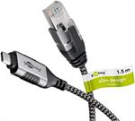 Ethernet-Kabel USB-C™ 3.1 auf RJ45, Sli 1m / Goobay