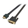 HDMI auf DVI 24+1 Anschlusskabel ST/ST mit Ethernet Länge 1m