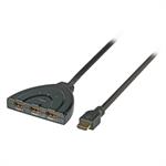 HDMI Kabel-Switch 3-Port,unterstützt 3D/1080p, HDCP