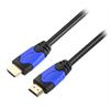 HighSpeed HDMI™ Kabel m. Ethernet Premium Zertif.4K60Hz A-A St-St 1m schwarz