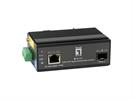 Hutschienen PoE/Industria Media Konverter RJ45->SFP 10/100/1000 LevelOne