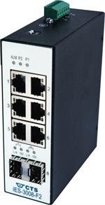 Hutschienen Switch Gigabit Ethernet 6 x 10/100/1000T 2x 100/1000 SFP