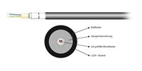 INFRALAN® U-DQ(ZN)BH 4E 9/125µ, G657A, LSZH schwarz CPR Dca lfm