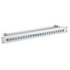 INFRALAN® Verteilerfeld 19" 24-Port, 1HE, für Keystone Module, RAL7035