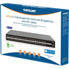 INTELLINET® 54-Port PoE+ Managed Gigabit Switch + 6x10GbSFP+ 450W