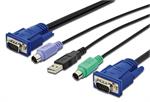 KVM Kabelsatz PS/2 / USB für KVM Konsolen/Swiches 5,0m