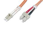 LC/SC LWL Duplex-Kabel 50/125my OM2 LSOH Länge 0,5m