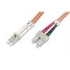 LC/SC LWL Duplex-Kabel 50/125my OM2 LSOH Länge 0,5m