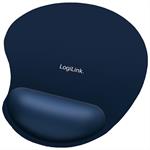 Mauspad mit Silikongel Handballenauflage, blau / LogiLink®