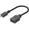 Micro HDMI / HDMI-Adaptekaabelr, 4K/60Hz / Goobay
