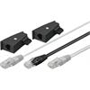 Patchkabel Y-Kabel + 2x TAE Adapter 3m für DSL-Router FritzBox