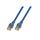 RJ45 CAT5e Patchkabel SF/UTP 100Mhz 1Gb CCA AGW26/7 PVC blau 25m
