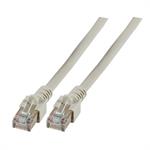 RJ45 CAT5e Patchkabel SF/UTP 100Mhz 1Gb CCA AGW26/7 PVC grau 2m