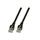 RJ45 CAT5e Patchkabel SF/UTP 100Mhz 1Gb CCA AGW26/7 PVC schwarz 3m