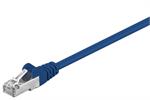 RJ45 CAT5e Patchkabel SF/UTP 100Mhz 2,5Gb CCA AGW26/7 PVC blau 20m