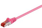 RJ45 CAT6 Patchkabel S/FTP 250Mhz 5Gb CU AGW27/7 LsoH magenta 5m