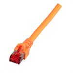 RJ45 CAT6 Patchkabel S/FTP 250Mhz 5Gb CU AGW27/7 LsoH orange 0,15m