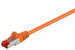 RJ45 CAT6 Patchkabel S/FTP 250Mhz 5Gb CU AGW27/7 LsoH orange 50m