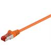 RJ45 CAT6 Patchkabel S/FTP 250Mhz 5Gb CU AGW27/7 LsoH orange 7,5