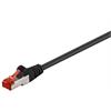 RJ45 CAT6 Patchkabel S/FTP 250Mhz 5Gb CU AGW27/7 LsoH schwarz 15m