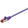 RJ45 CAT6 Patchkabel S/FTP 250Mhz 5Gb CU AGW27/7 LsoH violett 3m